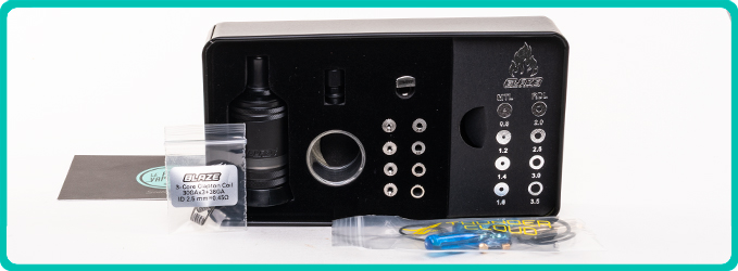 Contenu de l'Atomiseur Blaze MTL RTA